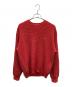 Supreme（シュプリーム）の古着「26SS Washed Small Box Waffle Sweater ウォッシュド加工スモールボックスロゴニット」｜レッド