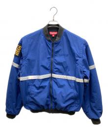 SUPREME（シュプリーム）の古着「26SS Zip-Off Sleeve Reflective Stripe Jacket リフレクティブストライプジャケット」｜ブルー