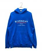 GIVENCHYジバンシィ）の古着「Address Hoodie プルオーバーパーカー」｜ブルー