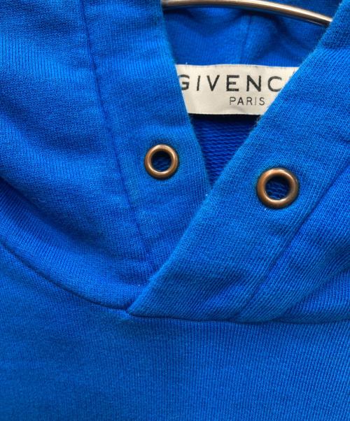 GIVENCHY（ジバンシィ）GIVENCHY (ジバンシィ) Address Hoodie プルオーバーパーカー ブルー サイズ:Lの古着・服飾アイテム