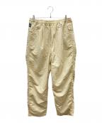 迷迭香マンネンロウ）の古着「MW NYLON HARVEST TROUSERS/ナイロンパンツ」｜ベージュ