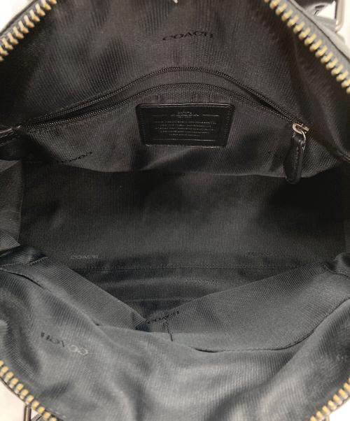 COACH（コーチ）COACH (コーチ) 2WAY レザー ボストンバッグ ブラックの古着・服飾アイテム