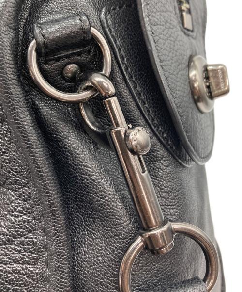 COACH（コーチ）COACH (コーチ) 2WAY レザー ボストンバッグ ブラックの古着・服飾アイテム