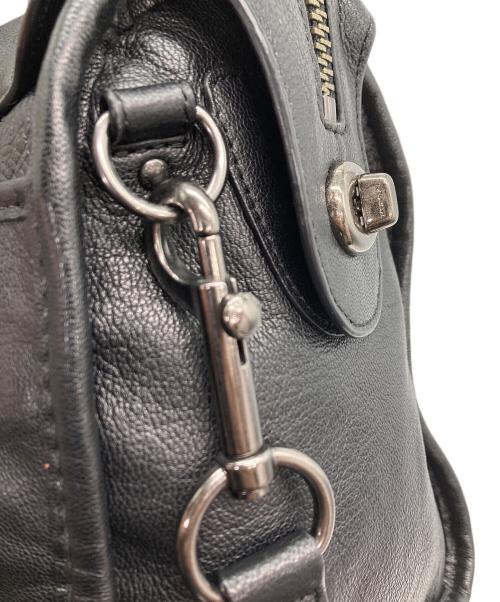 COACH（コーチ）COACH (コーチ) 2WAY レザー ボストンバッグ ブラックの古着・服飾アイテム