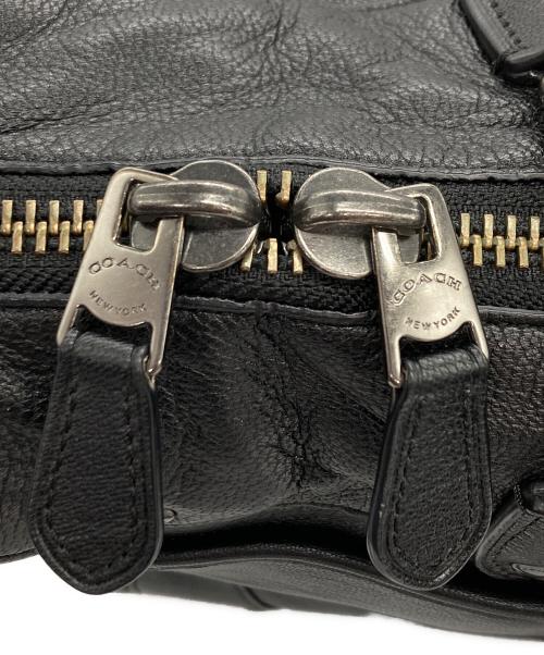 COACH（コーチ）COACH (コーチ) 2WAY レザー ボストンバッグ ブラックの古着・服飾アイテム