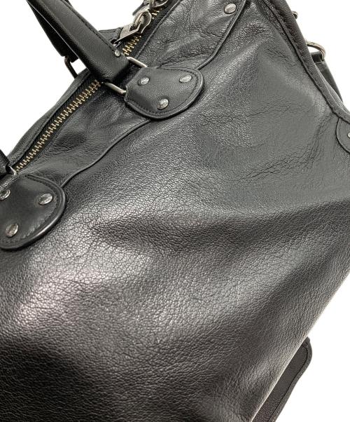 COACH（コーチ）COACH (コーチ) 2WAY レザー ボストンバッグ ブラックの古着・服飾アイテム