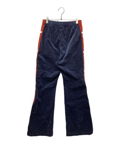 KAPITAL（キャピタル）KAPITAL (キャピタル) 11Wストレッチコーデュロイ トラックパンツ ネイビー×レッド サイズ:2の古着・服飾アイテム