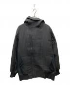 Y-3ワイスリー）の古着「QUILTED HOODED TRACK TOP ジャケット」｜ブラック