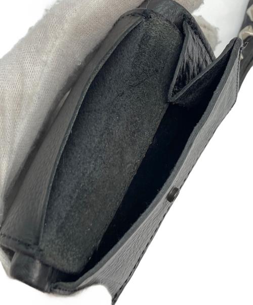 CALEE（キャリー）CALEE (キャリー) PLANE LEATHER MULTI WALLET STUDS CHARM スタッズチャーム付きレザーウォレット ブラックの古着・服飾アイテム