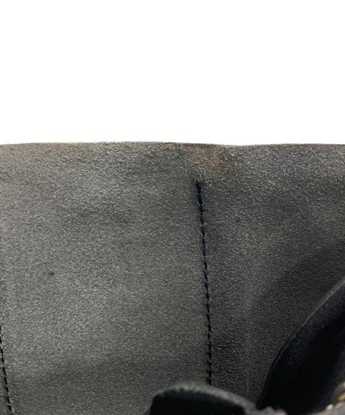 CALEE（キャリー）CALEE (キャリー) PLANE LEATHER MULTI WALLET STUDS CHARM スタッズチャーム付きレザーウォレット ブラックの古着・服飾アイテム