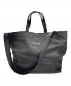 CALEEキャリー）の古着「STUDS LEATHER TOTE レザー2WAYトートバッグ」｜ブラック