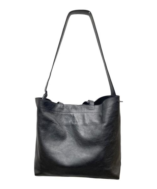 CALEE（キャリー）CALEE (キャリー) STUDS LEATHER TOTE レザー2WAYトートバッグ ブラックの古着・服飾アイテム