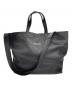 CALEE（キャリー）の古着「STUDS LEATHER TOTE レザー2WAYトートバッグ」｜ブラック