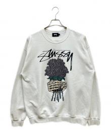 stussy（ステューシー）の古着「プリントスウェット」｜ホワイト