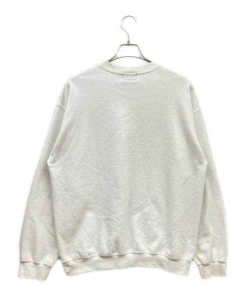 stussy（ステューシー）stussy (ステューシー) プリントスウェット ホワイト サイズ:Sの古着・服飾アイテム