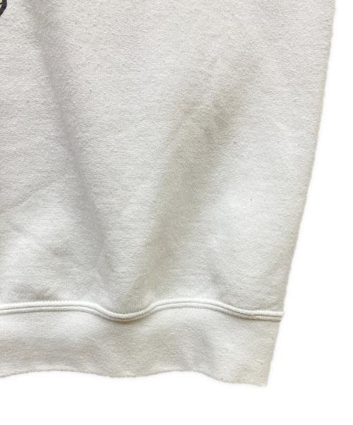 stussy（ステューシー）stussy (ステューシー) プリントスウェット ホワイト サイズ:Sの古着・服飾アイテム