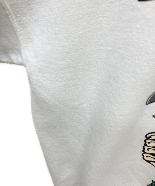 stussy（ステューシー）stussy (ステューシー) プリントスウェット ホワイト サイズ:Sの古着・服飾アイテム
