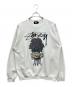 stussy（ステューシー）の古着「プリントスウェット」｜ホワイト