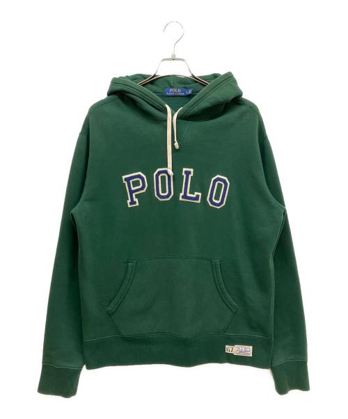 POLO RALPH LAUREN（ポロ・ラルフローレン）POLO RALPH LAUREN (ポロ・ラルフローレン) プルオーバーパーカー グリーン サイズ:LGの古着・服飾アイテム