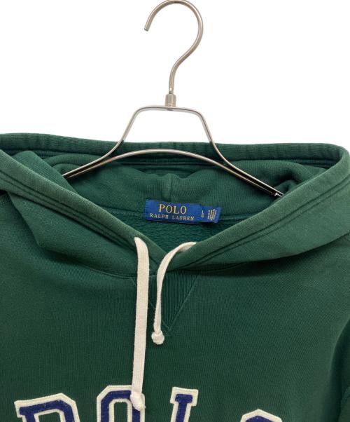 POLO RALPH LAUREN（ポロ・ラルフローレン）POLO RALPH LAUREN (ポロ・ラルフローレン) プルオーバーパーカー グリーン サイズ:LGの古着・服飾アイテム