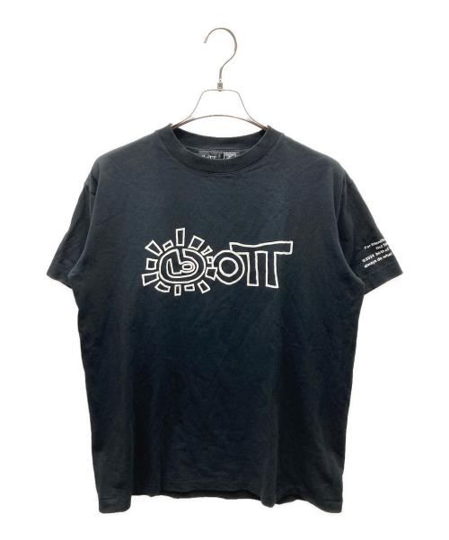 BoTT（ボット）BoTT (ボット) ALWAYSDOWHATYOUSHOULDDO コラボプリントTシャツ ブラック サイズ:Mの古着・服飾アイテム