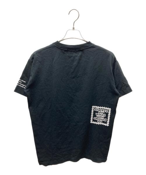 BoTT（ボット）BoTT (ボット) ALWAYSDOWHATYOUSHOULDDO コラボプリントTシャツ ブラック サイズ:Mの古着・服飾アイテム