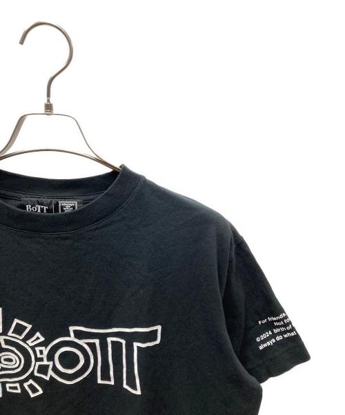 BoTT（ボット）BoTT (ボット) ALWAYSDOWHATYOUSHOULDDO コラボプリントTシャツ ブラック サイズ:Mの古着・服飾アイテム