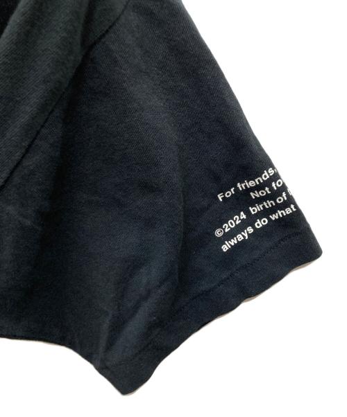 BoTT（ボット）BoTT (ボット) ALWAYSDOWHATYOUSHOULDDO コラボプリントTシャツ ブラック サイズ:Mの古着・服飾アイテム