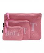 BoTTボット）の古着「MESH POUCH SET/メッシュポーチセット」｜ピンク