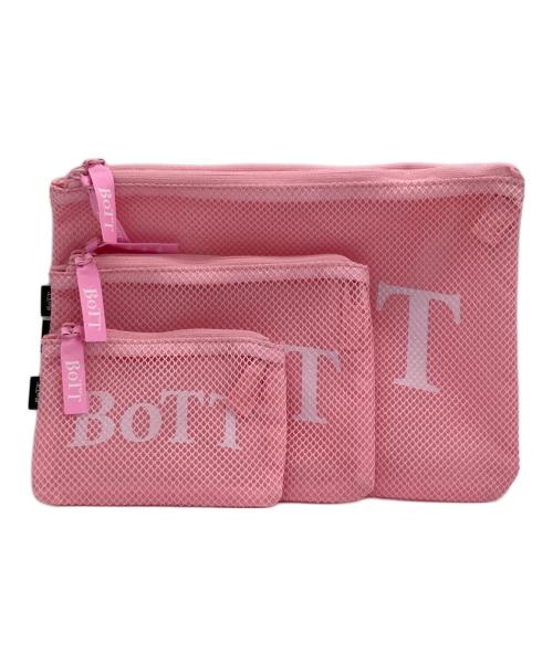 BoTT（ボット）BoTT (ボット) MESH POUCH SET/メッシュポーチセット ピンクの古着・服飾アイテム