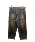 BoTTボット）の古着「Ol' Dirty Painter Jean ダーティーペインタージーンズ デニムパンツ」｜ブラック