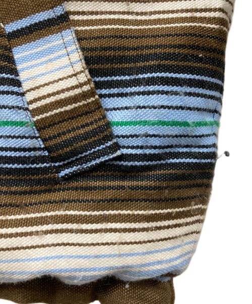 BoTT（ボット）BoTT (ボット) Serape Bomber Jacket ブラウン×ブルー サイズ:Mの古着・服飾アイテム