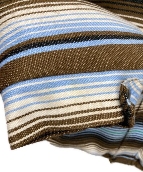 BoTT（ボット）BoTT (ボット) Serape Bomber Jacket ブラウン×ブルー サイズ:Mの古着・服飾アイテム
