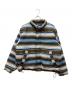 BoTT（ボット）の古着「Serape Bomber Jacket」｜ブラウン×ブルー