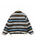 BoTT (ボット) Serape Bomber Jacket ブラウン×ブルー サイズ:M：25000円