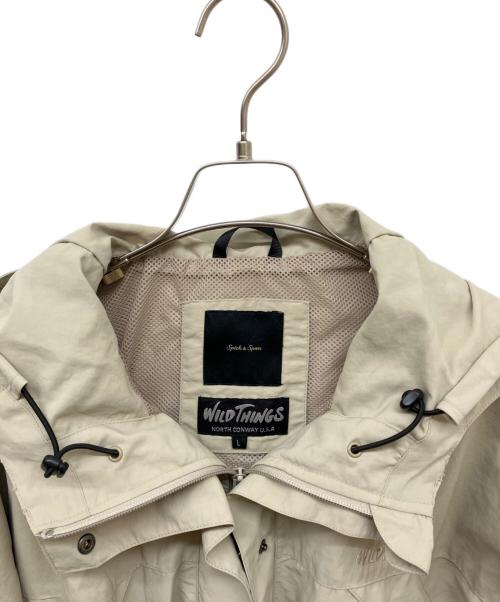 Spick and Span（スピック＆スパン）Spick and Span (スピック＆スパン) WILD THINGS (ワイルドシングス) フーデッドジャケット ベージュ サイズ:Lの古着・服飾アイテム