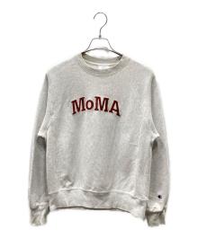 Champion×MoMA（チャンピオン×モマ）の古着「MOMAデザインスウェット」｜グレー