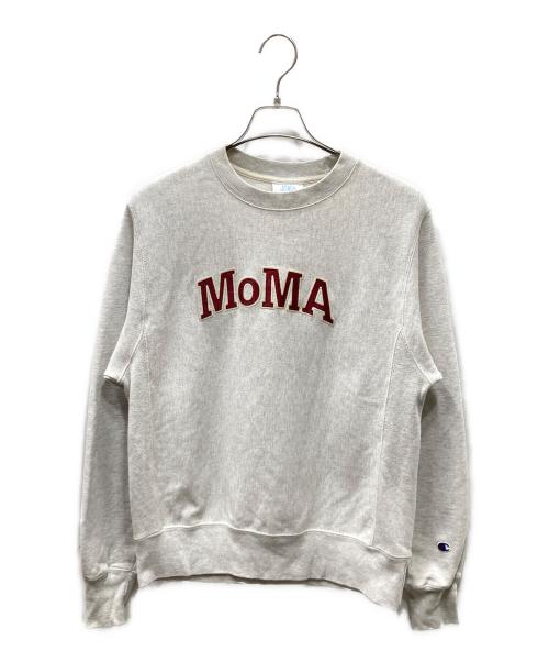 Champion（チャンピオン）Champion (チャンピオン) MoMA (モマ) MOMAデザインスウェット グレー サイズ:SIZE Sの古着・服飾アイテム