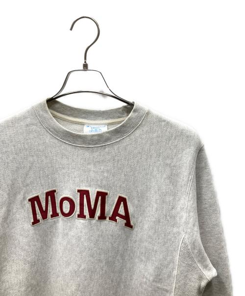Champion（チャンピオン）Champion (チャンピオン) MoMA (モマ) MOMAデザインスウェット グレー サイズ:SIZE Sの古着・服飾アイテム