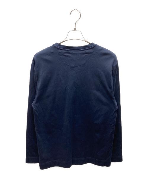 FENDI（フェンディ）FENDI (フェンディ) ロゴデザイン ロングスリーブカットソー ネイビー サイズ:Mの古着・服飾アイテム