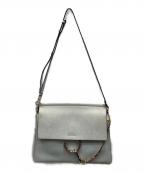 Chloeクロエ）の古着「スウェード ショルダーバッグ」｜44L/FADED BLUE(フェード 