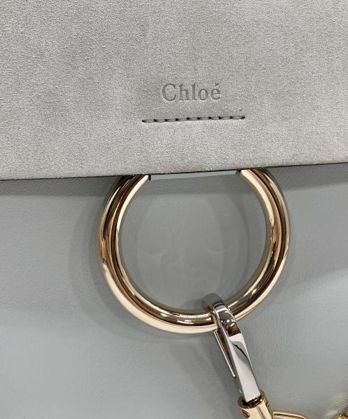 Chloe（クロエ）Chloe (クロエ) スウェード ショルダーバッグ 44L/FADED BLUE(フェードの古着・服飾アイテム