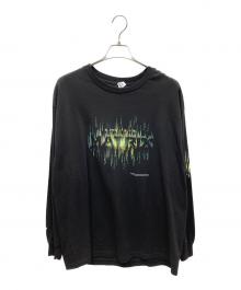 WEBER（ウェーバー）の古着「The Matrix Resurrections ロングスリーブカットソー」｜ブラック