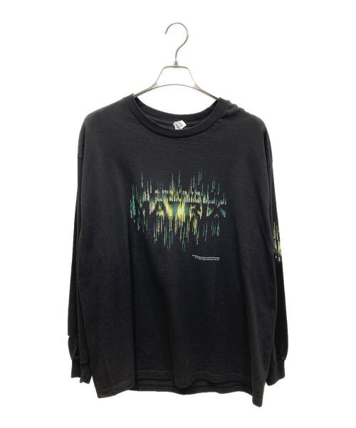 WEBER（ウェーバー）Weber (ウェーバー) The Matrix Resurrections ロングスリーブカットソー ブラック サイズ:XLの古着・服飾アイテム