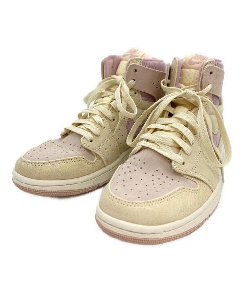 NIKE（ナイキ）NIKE (ナイキ) AIR JORDAN 1 ZOOM AIR CMFT ハイカットスニーカー ピンク×アイボリー サイズ:SIZE 23.5の古着・服飾アイテム