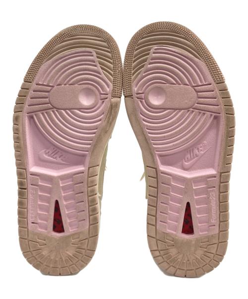 NIKE（ナイキ）NIKE (ナイキ) AIR JORDAN 1 ZOOM AIR CMFT ハイカットスニーカー ピンク×アイボリー サイズ:SIZE 23.5の古着・服飾アイテム