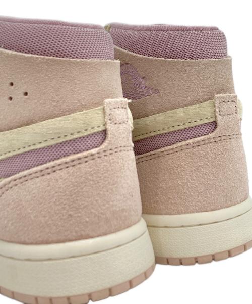 NIKE（ナイキ）NIKE (ナイキ) AIR JORDAN 1 ZOOM AIR CMFT ハイカットスニーカー ピンク×アイボリー サイズ:SIZE 23.5の古着・服飾アイテム