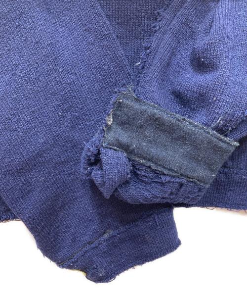 JUNYA WATANABE MAN（ジュンヤワタナベマン）JUNYA WATANABE MAN (ジュンヤワタナベマン) 03AW ノルディック柄ニットトラッカージャケット ネイビー サイズ:Mの古着・服飾アイテム