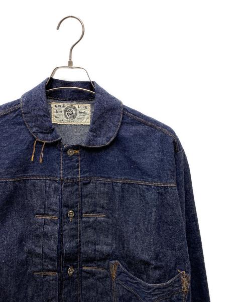TCB jeans（ティーシービー ジーンズ）TCB JEANS (ティーシービー ジーンズ) 10oz GOOD LUCK デニムジャケット インディゴ サイズ:SIZE 40の古着・服飾アイテム