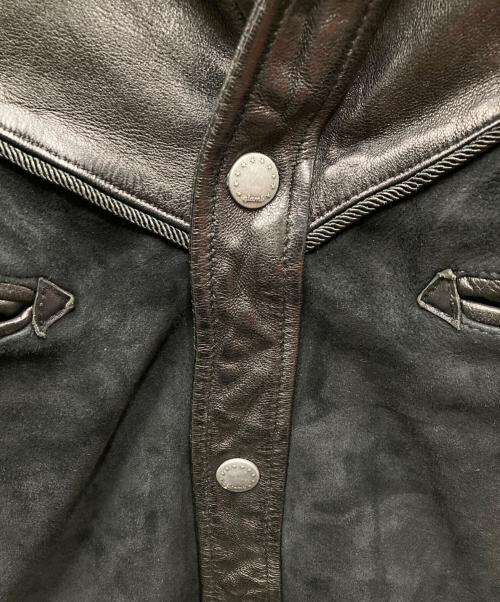 glamb（グラム）glamb (グラム) Western leather JKT ウエスタンレザージャケット ブラック サイズ:2の古着・服飾アイテム